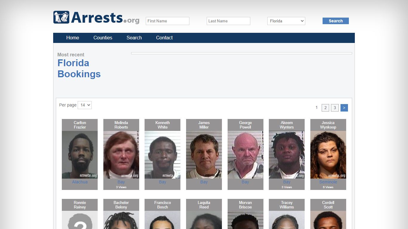 Florida Arrests and Inmate Search